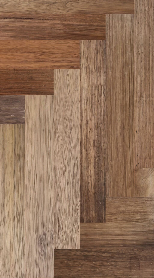 Tradition Classics Solid Merbau Parquet Flooring Blocks, Unfinished, Natural, 18x70x280mm