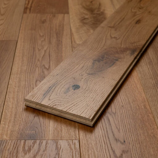 Tradition Solid Oak Flooring, Natural, Brushed, Oiled, RLx150x18mm