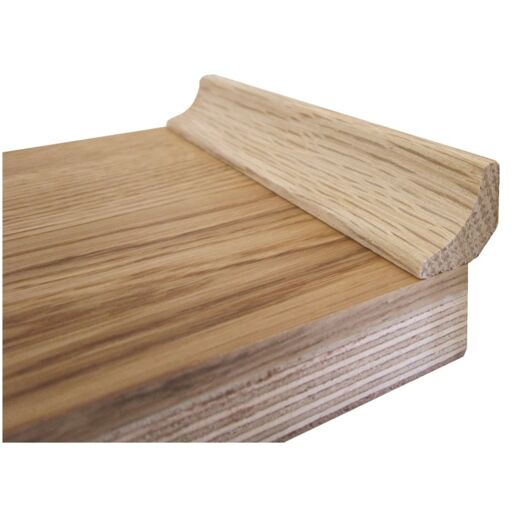 Unfinished Solid Oak Scotia Beading, 19x19mm, 2.7m