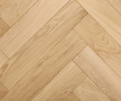 Tradition Classics Engineered Oak Parquet Flooring, Herringbone, Prime, Unfinished, 100x20x500 mm Image 1