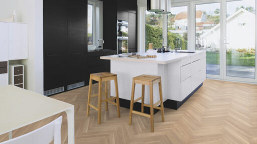 Boen White Oak Baltic Engineered 2 Layer Parquet Flooring, Matt Lacquered, 70x10x470mm Image 3