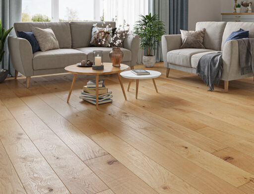 Kramfors Engineered Oak Flooring, Rustic, Brushed & Oiled, 190x20x1900mm Image 3