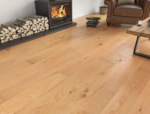Kramfors Engineered Oak Flooring, Rustic, Brushed & Oiled, 190x20x1900mm Image 2