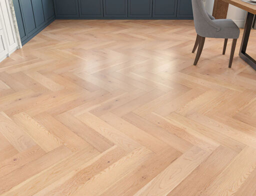 Stavanger Engineered Oak Flooring, Herringbone, Rustic, Invisible Oiled, 125x15x600mm Image 3