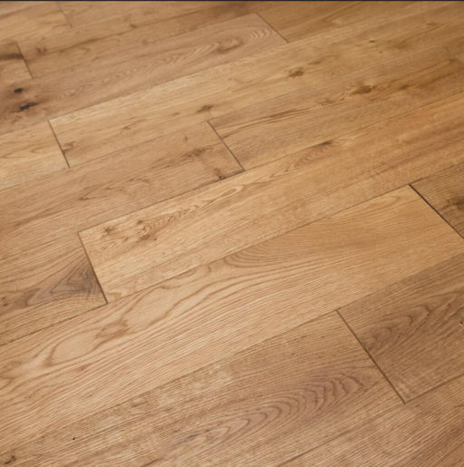 Chene Engineered Oak Flooring, Brushed, Oiled, 190x20x1900mm Image 2
