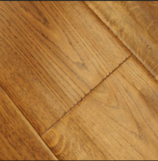Chene Golden Oak Engineered Flooring, Handscraped, UV Lacquered, RLx190x14mm Image 3