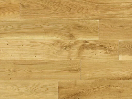 Elka Solid Oak Wood Flooring, Rustic, Brushed, Oiled, RLx130x18mm Image 1