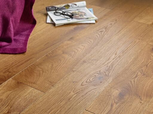 Evolve Knightsbridge, Engineered Oak Flooring, Smoked, Brushed & Lacquered, 190x15x1900mm Image 2