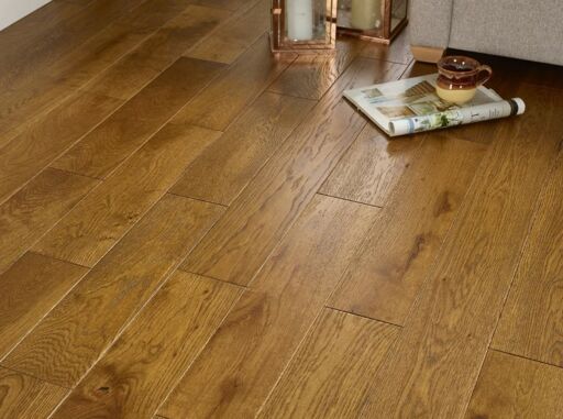Evolve Westminster, Engineered Oak Flooring, Wheat Brushed & Lacquered, RLx125x18mm Image 2