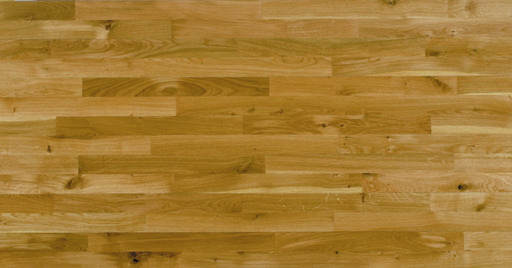 Junckers Solid Oak 2-Strip Flooring, Untreated, Harmony, 129x22 mm Image 2