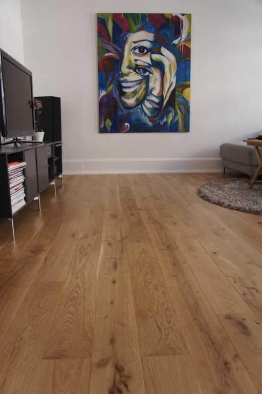 Junckers Solid Oak Wood Flooring, Ultra Matt Lacquered, Variation, 140x20.5 mm Image 3