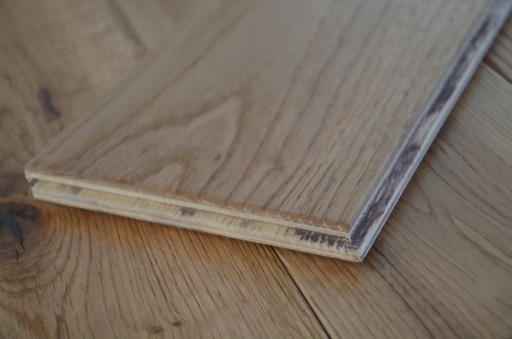 Tradition Engineered Oak Flooring, Rustic, Brushed, Lacquered, 125x14xRL mm Image 2