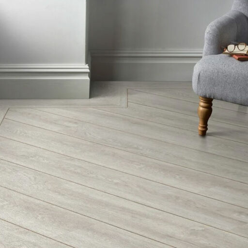 Polyflor Camaro Bianco Oak Wood Plank Versatile Vinyl Flooring, 184.2x1219.2mm Image 4