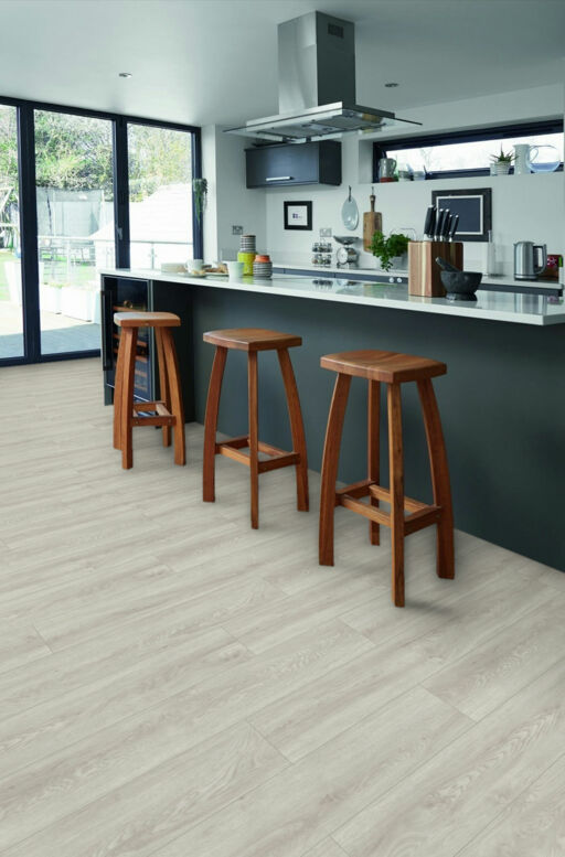 Polyflor Camaro Bianco Oak Wood Plank Versatile Vinyl Flooring, 184.2x1219.2mm Image 2