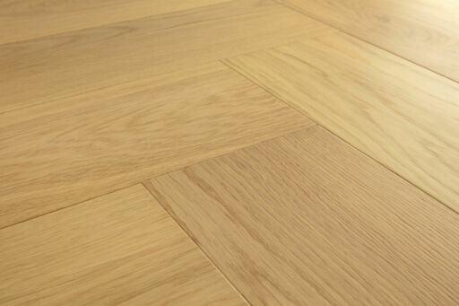 QuickStep Disegno Pure Light Oak Engineered Parquet Flooring, Extra Matt Lacquered, 145x13.5x580mm Image 7