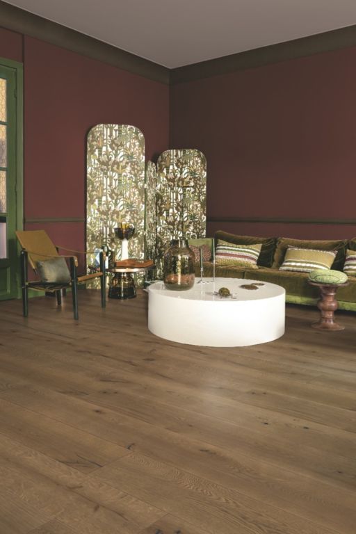 QuickStep Massimo Dark Chocolate Oak Engineered Flooring, Extra Matt Oiled, 260x13.5x2200mm Image 3