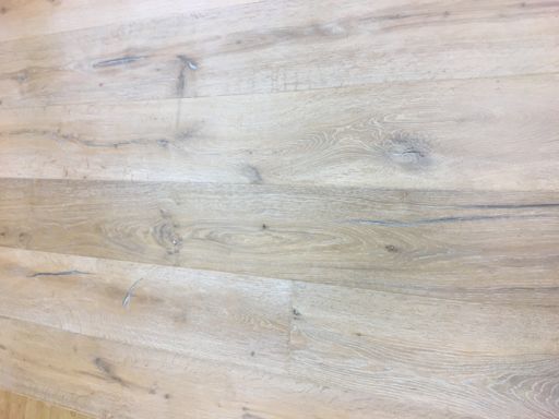 Tradition Antique Engineered Oak Flooring, Distressed, Brushed, Smoked White Oiled, 2200x15x220 mm Image 2