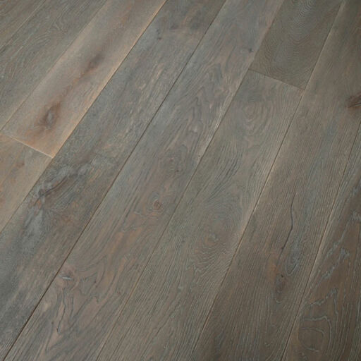 Tradition Antique Smoke Grey Engineered Oak Flooring, Distressed, Brushed & Oiled, 190x20x1900mm Image 2