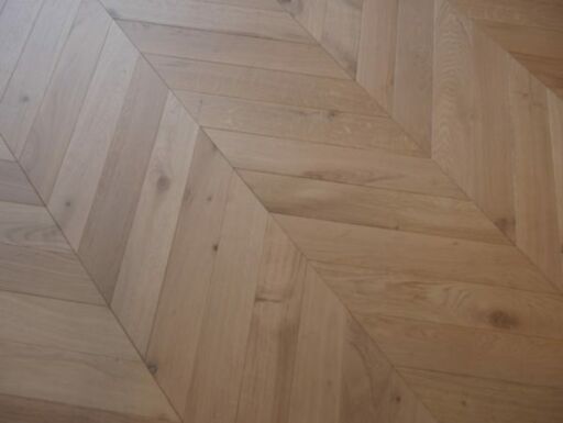 Tradition Chevron Engineered Oak Flooring, Prime, Invisible Matt Lacquered 90x14x510mm Image 3