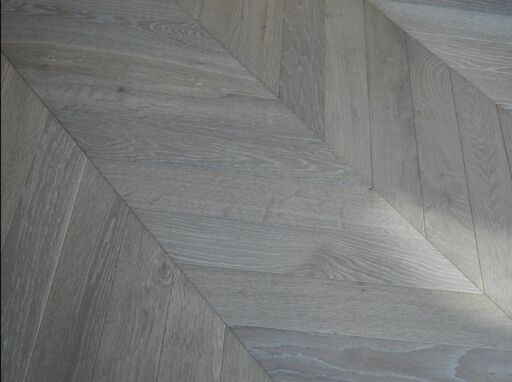 Tradition Chevron Engineered Oak Flooring, Natural, Smoked Rocky Grey, 90x14x510mm Image 1