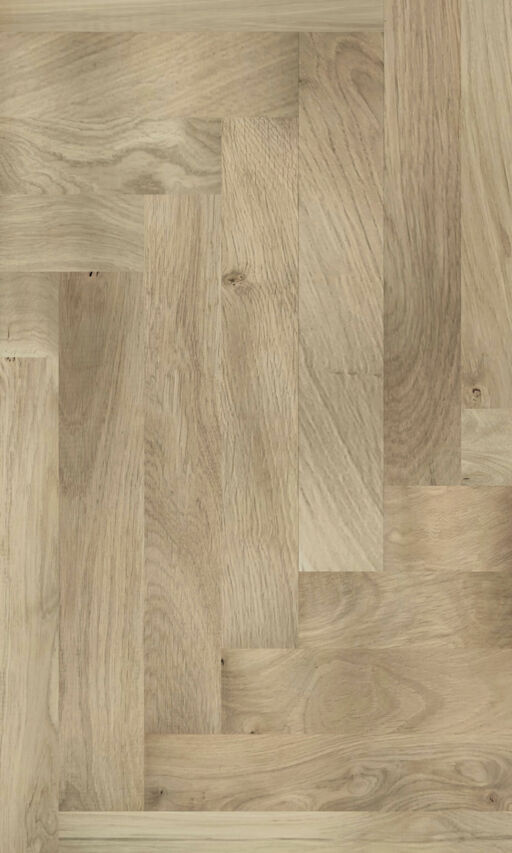 Tradition Classics Solid Oak Parquet Flooring Blocks, Unfinished, Rustic, 70x22x500mm Image 1