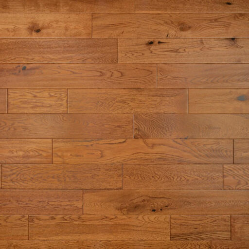 Tradition Engineered Golden Oak Flooring, Handscraped, Rustic, Lacquered, RLx125x18mm Image 2