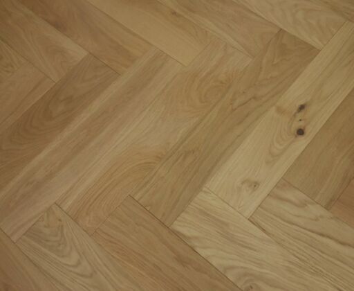 Tradition Engineered Oak Parquet Flooring, Herringbone, Brushed & Matt Lacquered, 125x14x600mm Image 2