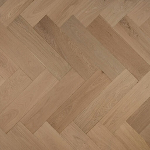 Tradition Engineered Oak Parquet Flooring, Herringbone, Prime, Unfinished, 150x14x600mm Image 1