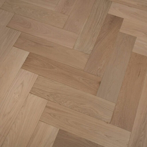 Tradition Engineered Oak Parquet Flooring, Herringbone, Prime, Unfinished, 150x14x600mm Image 4