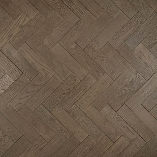 Tradition Herringbone Engineered Oak Parquet Flooring, Gunmetal, Grey, 80x18x300mm Image 4