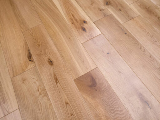 Tradition Solid Oak Flooring, Rustic, UV Lacquered, RLx125x18mm Image 2