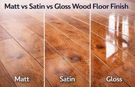 Matt vs Satin vs Gloss Wood Floor Finish