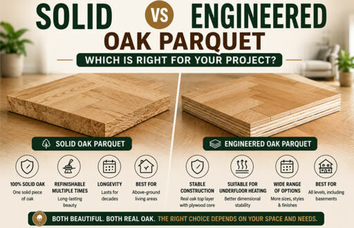 Solid vs Engineered Oak Parquet: Which Is Right for Your Project