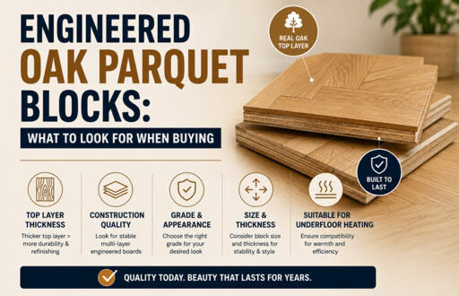 Engineered Oak Parquet Blocks: What to Look for When Buying