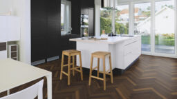 Boen Prestige Nature Smoked Oak Engineered 2 Layer Parquet Flooring, Oiled, 70x10x470mm