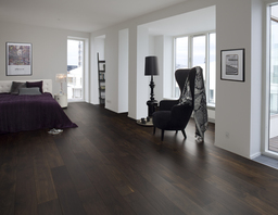 Junckers Black Oak Solid Wood Flooring, Untreated, Harmony, 140x20.5mm