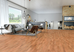 Junckers Beech SylvaRed Solid 2-Strip Flooring, Silk Matt Lacquered, Classic, 129x22mm