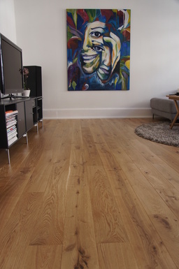 Junckers Solid Oak Wood Flooring, Silk Matt Lacquered, Variation, 140x20.5 mm