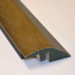 Solid Dark Oak Reducer Threshold, Lacquered, 90 cm