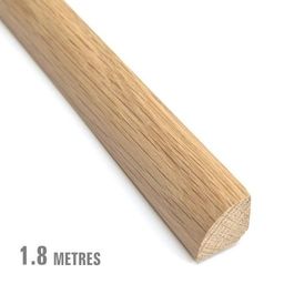 Unfinished Solid Oak Quadrant Beading, 19x19 mm, 1.8 m