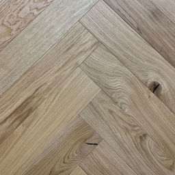 Xylo Engineered Oak Flooring, Rustic, Herringbone, Brushed & UV Oiled, 125x14x625mm