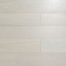 Xylo Pearl White Stained Engineered Oak Flooring, Rustic, UV Oiled, 150x14xRL mm