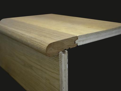 Tradition Select Stair Nosing, Smoke, Natural Oiled, 70x20x910mm