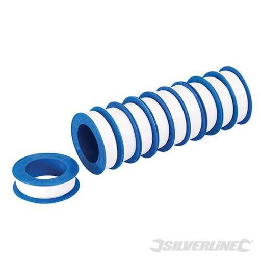 PTFE Tape, 10pk, 12mm, 12m