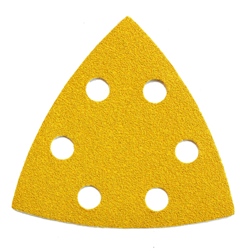 Starcke 60G Sanding Triangles, 88x93mm, 6 Holes Round, Velcro