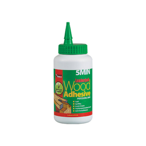 Lumberjack 5 Minute Polyurethane Wood Adhesive Liquid, 750 gr
