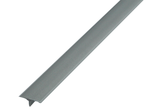 Tradition Select Wide Silver Aluminium T-moulding, Silver Colour, 30x5x2700mm