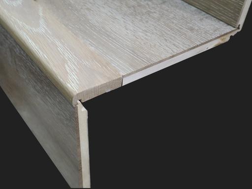 Tradition Select Stair Nosing-e414, Brushed, White Washed, UV Oiled, 60x15x910mm