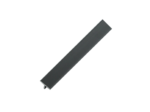 Tradition Select Wide Dark Grey Aluminium T-moulding, Grey Aluminum Threshold, 30x5x2700mm