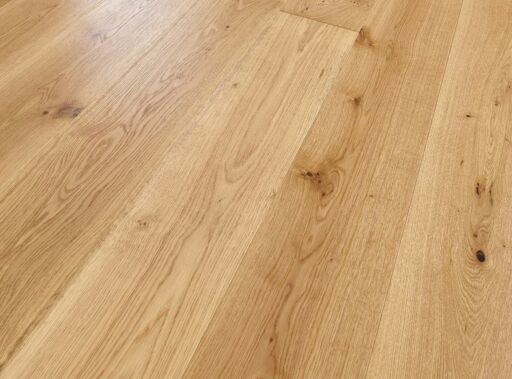 Blanko Budget Huelva, Engineered Oak Flooring, Natural Brushed & Lacquered, 220x15x1900mm